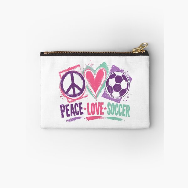 Item preview, Peace Love Soccer Player Fan Athlete designed and sold by RetroMini2026.