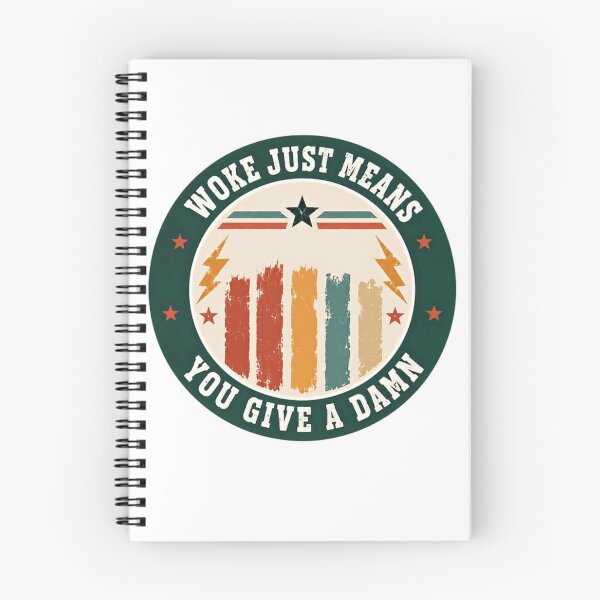 Item preview, Woke Just Means You Give A Damn Social Justice Activism Progressive Awareness designed and sold by SkeletonsDanger.