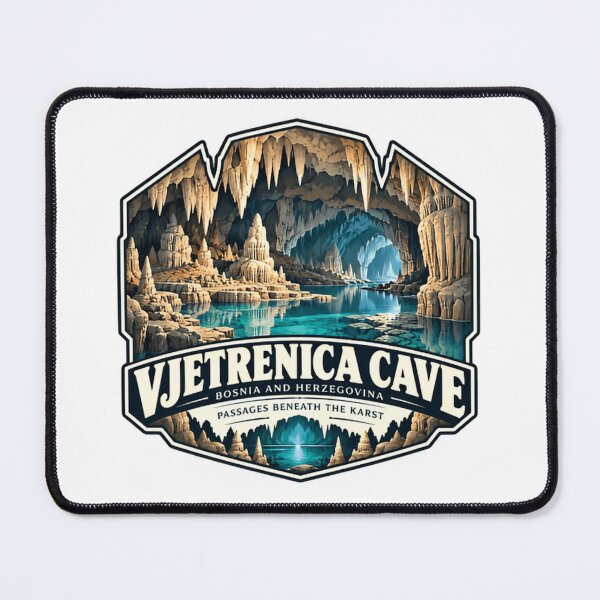 Item preview, Vjetrenica Cave Bosnia And Herzegovina Passages Beneath The Karst Travel Souvenir designed and sold by Star3NowForMe.