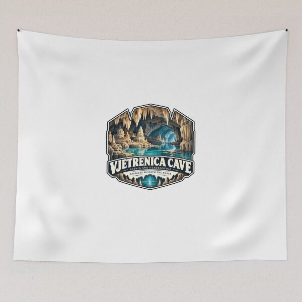 Item preview, Vjetrenica Cave Bosnia And Herzegovina Passages Beneath The Karst Travel Souvenir designed and sold by Star3NowForMe.