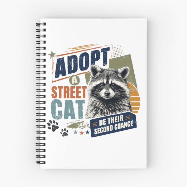 Item preview, Adopt A Street Cat Be Their Second Chance Pet Adoption Animal Rescue designed and sold by RetroMini2026.