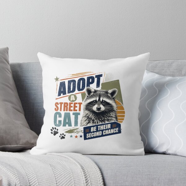 Item preview, Adopt A Street Cat Be Their Second Chance Pet Adoption Animal Rescue designed and sold by RetroMini2026.