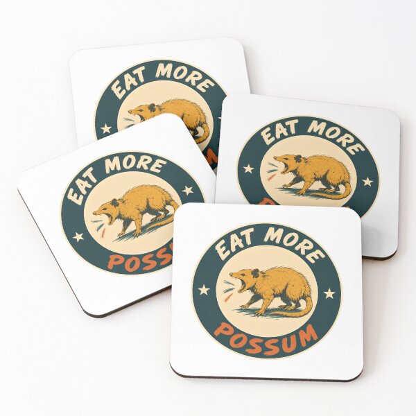 Item preview, Eat More Possum Opossum Wildlife Animal Lover designed and sold by SkeletonsDanger.