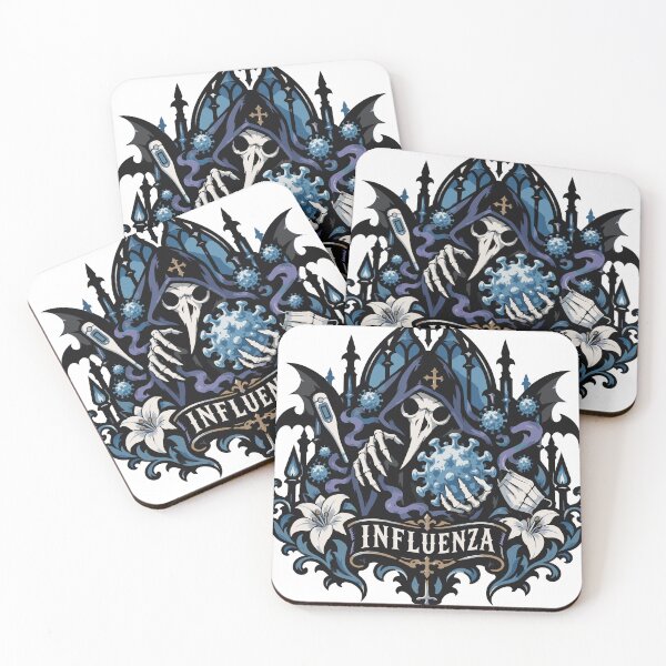 Item preview, Influenza Gothic Street Brand Badge Illustration designed and sold by medicalkinoko.