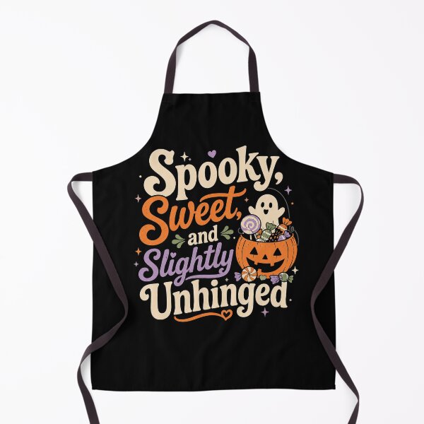Item preview, Spooky, Sweet & Slightly Unhinged – Cute Funny Halloween Art designed and sold by Stinky Lincy's Apparel Company.
