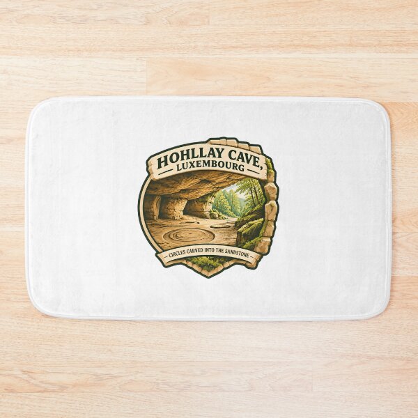Item preview, Hohlley Cave, Luxembourg Circles Carved Into The Sandstone Travel Souvenir Landmark designed and sold by Star3NowForMe.