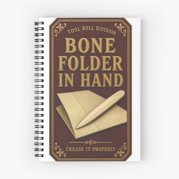 Item preview, Bone Folder In Hand Folding Bone Bookbinder's Sign designed and sold by BoosterShop.