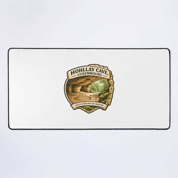 Item preview, Hohlley Cave, Luxembourg Circles Carved Into The Sandstone Travel Souvenir Landmark designed and sold by Star3NowForMe.