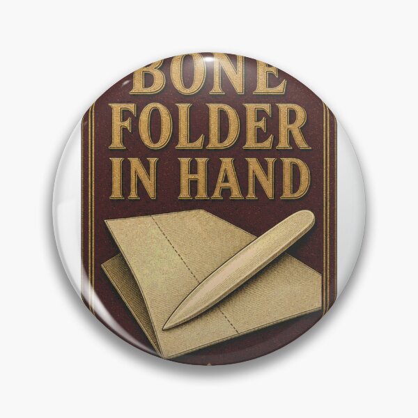 Item preview, Bone Folder In Hand Folding Bone Bookbinder's Sign designed and sold by BoosterShop.
