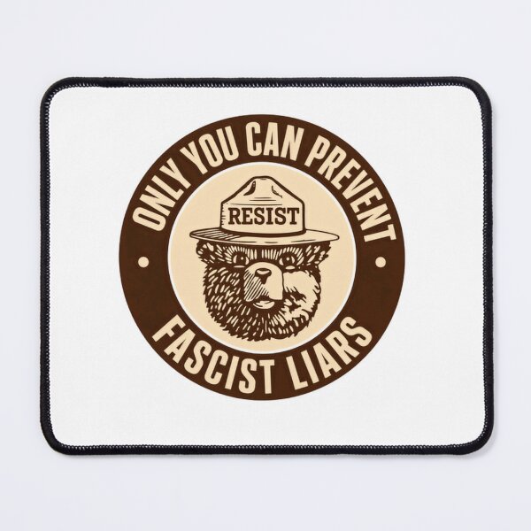 Item preview, Only You Can Prevent Fascist Liars Resist Anti Fascism Political Activist designed and sold by SkeletonsDanger.