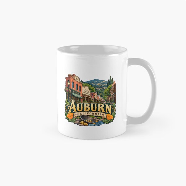 Item preview, Auburn, California - Gold Rush Historic Town designed and sold by Myra365Art.