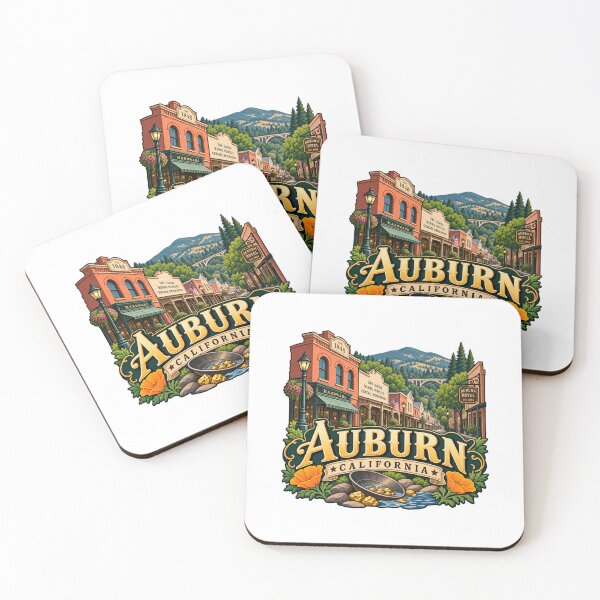 Item preview, Auburn, California - Gold Rush Historic Town designed and sold by Myra365Art.