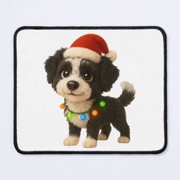 Item preview, Bordoodle Dog Christmas Lights designed and sold by Sillytoe.