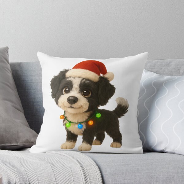 Item preview, Bordoodle Dog Christmas Lights designed and sold by Sillytoe.