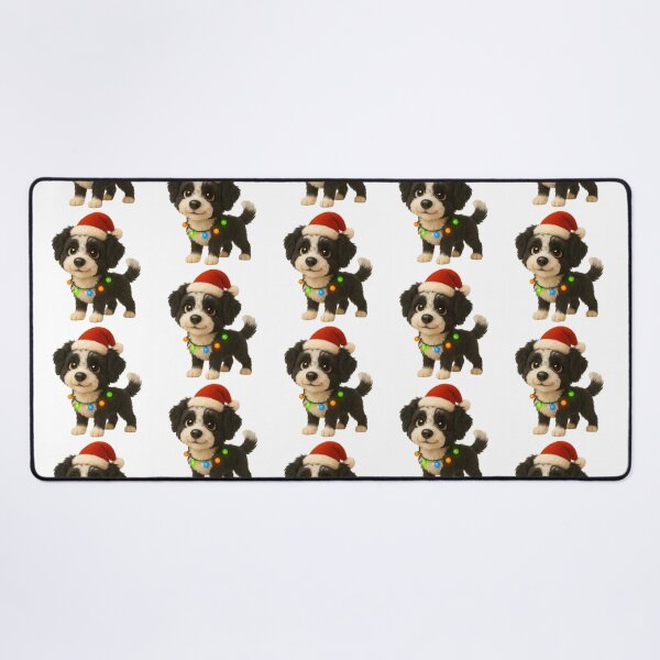 Item preview, Bordoodle Dog Christmas Lights designed and sold by Sillytoe.