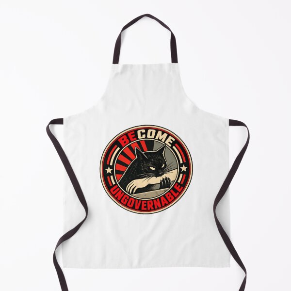 Item preview, Become Ungovernable Defiant Cat Rebel Feline Independence designed and sold by SkeletonsDanger.