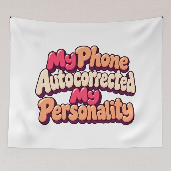 Item preview, Autocorrected Personality Bold Retro Letter Art designed and sold by Bikivuno.