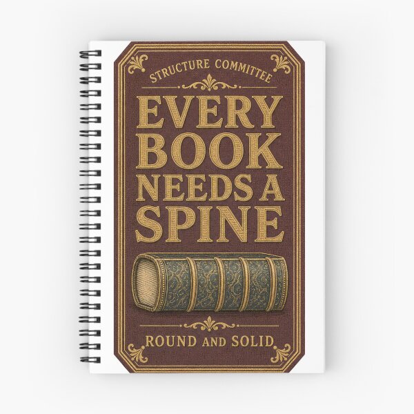 Item preview, Every Book Needs a Spine - Funny Bookbinder Sign designed and sold by BoosterShop.