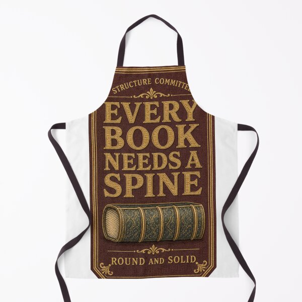 Item preview, Every Book Needs a Spine - Funny Bookbinder Sign designed and sold by BoosterShop.