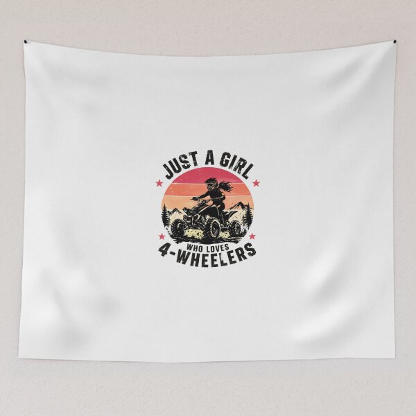 Item preview, Just A Girl Who Loves 4-Wheelers ATV Off Road Quad Rider Woman designed and sold by JonesFlora2025.
