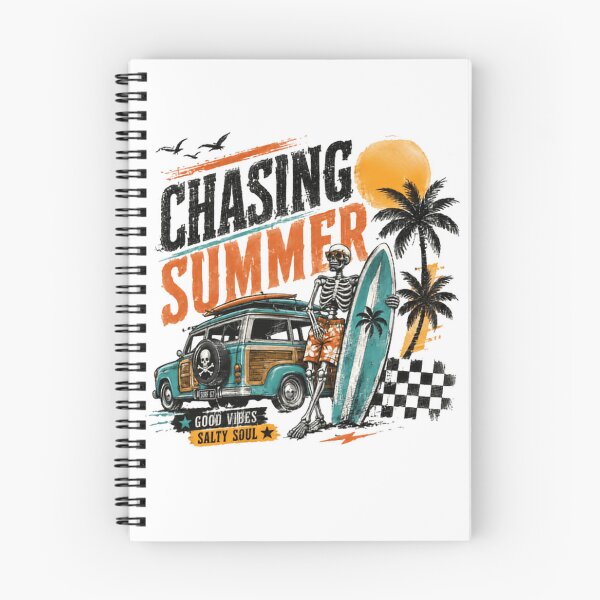 Item preview, Chasing Summer Good Vibes Salty Soul Surfer Beach Ocean Vacation designed and sold by RetroMini2026.
