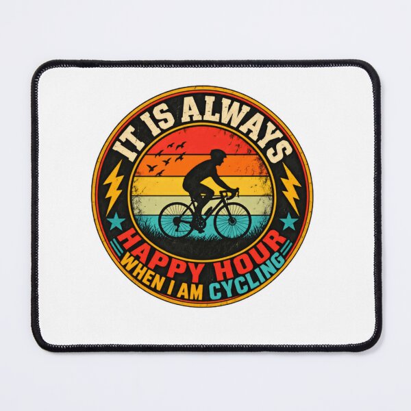 Item preview, It Is Always Happy Hour When I Am Cycling | Cyclist Bicycle Enthusiast Biking Hobby designed and sold by SkeletonsDanger.