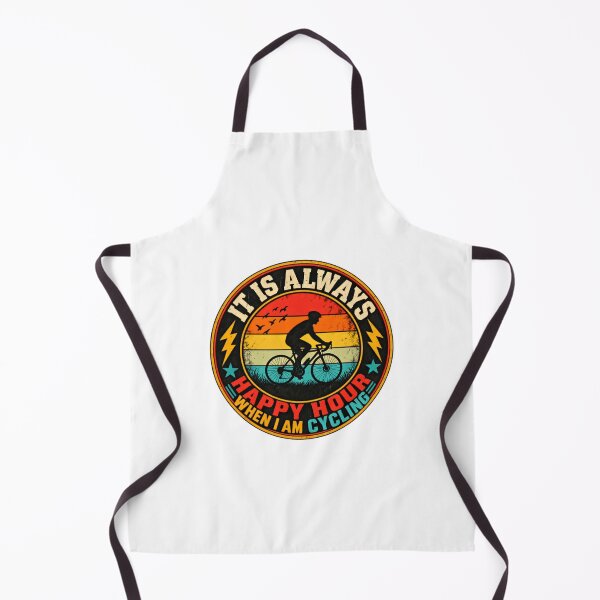 Item preview, It Is Always Happy Hour When I Am Cycling | Cyclist Bicycle Enthusiast Biking Hobby designed and sold by SkeletonsDanger.