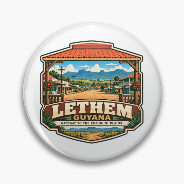 Item preview, Lethem Guyana Gateway To The Rupununi Plains South America Travel Souvenir designed and sold by Star3NowForMe.