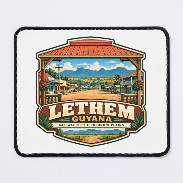 Item preview, Lethem Guyana Gateway To The Rupununi Plains South America Travel Souvenir designed and sold by Star3NowForMe.