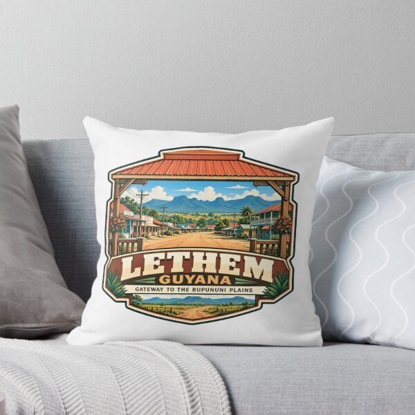 Item preview, Lethem Guyana Gateway To The Rupununi Plains South America Travel Souvenir designed and sold by Star3NowForMe.