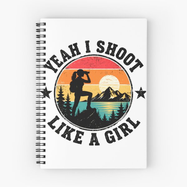 Item preview, Yeah I Shoot Like A Girl Female Hiker Outdoor Photography Adventure designed and sold by JonesFlora2025.