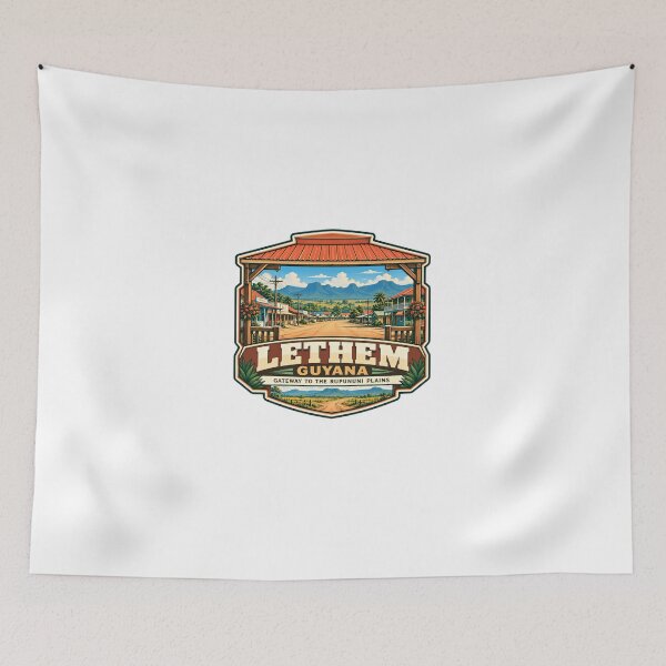 Item preview, Lethem Guyana Gateway To The Rupununi Plains South America Travel Souvenir designed and sold by Star3NowForMe.
