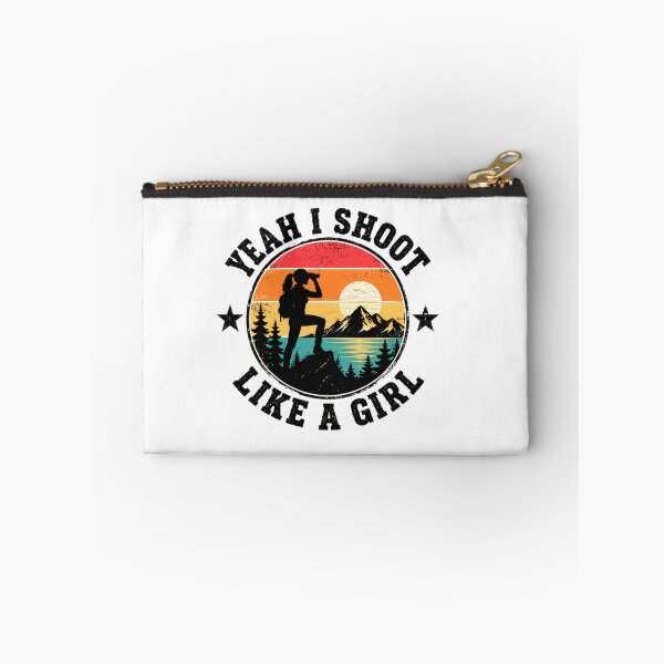 Item preview, Yeah I Shoot Like A Girl Female Hiker Outdoor Photography Adventure designed and sold by JonesFlora2025.
