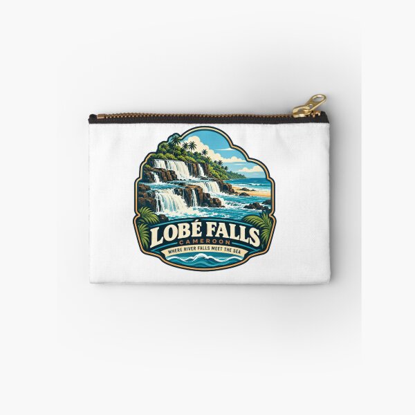 Item preview, Lobé Falls Cameroon Where River Falls Meet The Sea African Travel Tourist Waterfall Destination designed and sold by Simsimah26Parks.