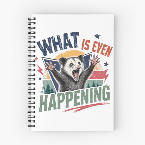 Item preview, What Is Even Happening Opossum Funny Meme Overwhelmed Animal Lover designed and sold by JonesFlora2025.