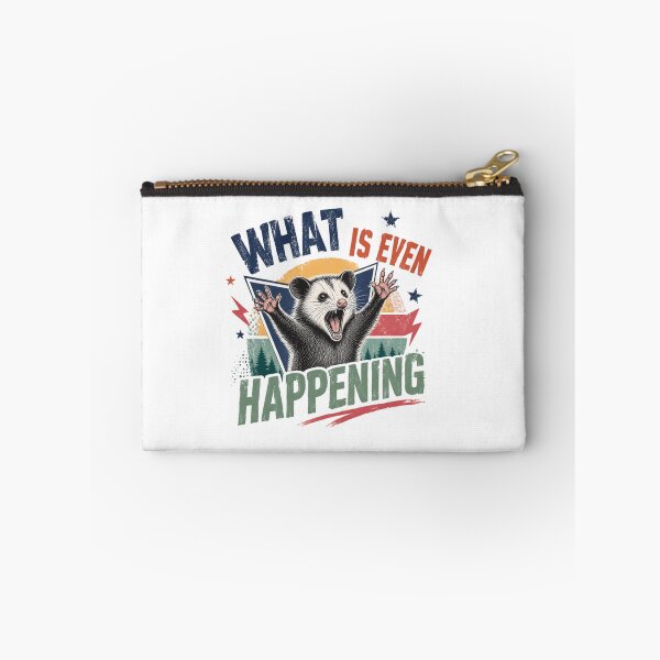 Item preview, What Is Even Happening Opossum Funny Meme Overwhelmed Animal Lover designed and sold by JonesFlora2025.