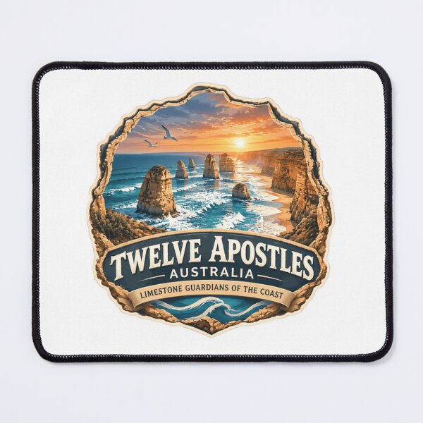 Item preview, Twelve Apostles Australia Limestone Guardians Of The Coast Travel Landmark Souvenir designed and sold by Star3NowForMe.