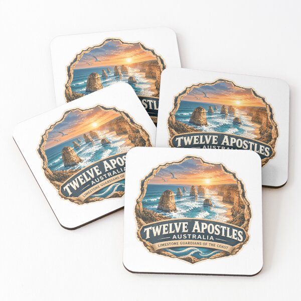 Item preview, Twelve Apostles Australia Limestone Guardians Of The Coast Travel Landmark Souvenir designed and sold by Star3NowForMe.