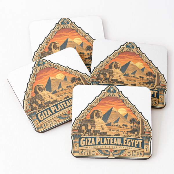 Item preview, Giza Plateau, Egypt Tombs Of The Old Kingdom Ancient History Travel designed and sold by SEEM-drawing.