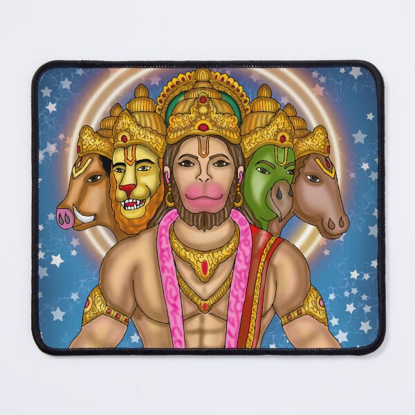 Item preview, Lord Hanuman Digital Drawing | Hindu Deity Spiritual Artwork designed and sold by Harshit_Digital_Arts.