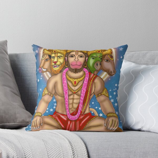 Item preview, Lord Hanuman Digital Drawing | Hindu Deity Spiritual Artwork designed and sold by Harshit_Digital_Arts.