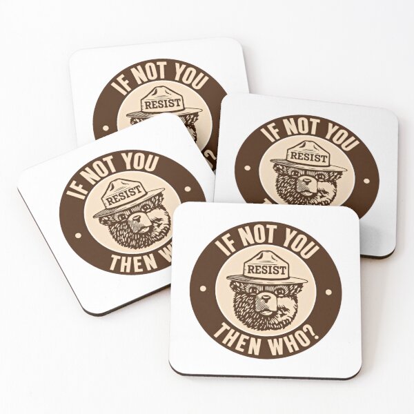 Item preview, If Not You Then Who? Resist Political Activism designed and sold by SkeletonsDanger.