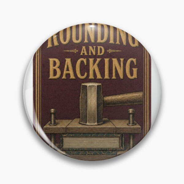 Item preview, Rounding and Backing Bookbinder's Workshop Sign designed and sold by BoosterShop.