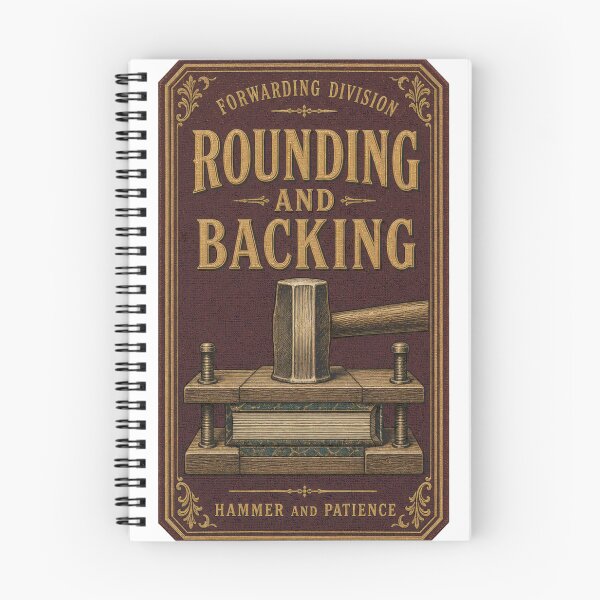 Item preview, Rounding and Backing Bookbinder's Workshop Sign designed and sold by BoosterShop.