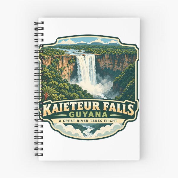 Item preview, Kaieteur Falls Guyana A Great River Takes Flight South America Waterfall Travel Destination designed and sold by Simsimah26Parks.