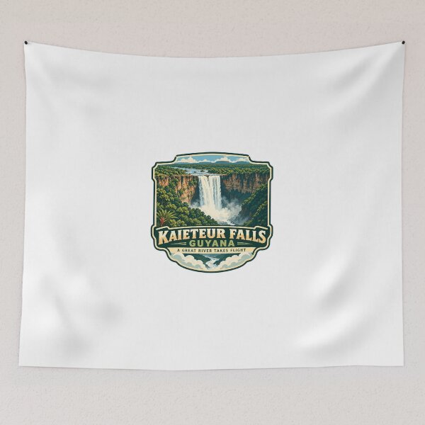 Item preview, Kaieteur Falls Guyana A Great River Takes Flight South America Waterfall Travel Destination designed and sold by Simsimah26Parks.
