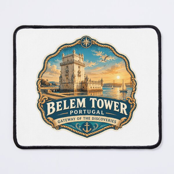 Item preview, Belem Tower Portugal Gateway Of The Discoveries Lisbon Travel Souvenir designed and sold by Star3NowForMe.