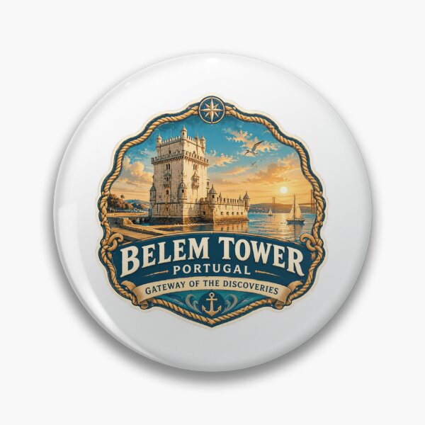 Item preview, Belem Tower Portugal Gateway Of The Discoveries Lisbon Travel Souvenir designed and sold by Star3NowForMe.