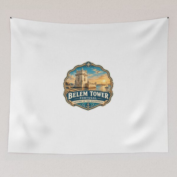 Item preview, Belem Tower Portugal Gateway Of The Discoveries Lisbon Travel Souvenir designed and sold by Star3NowForMe.