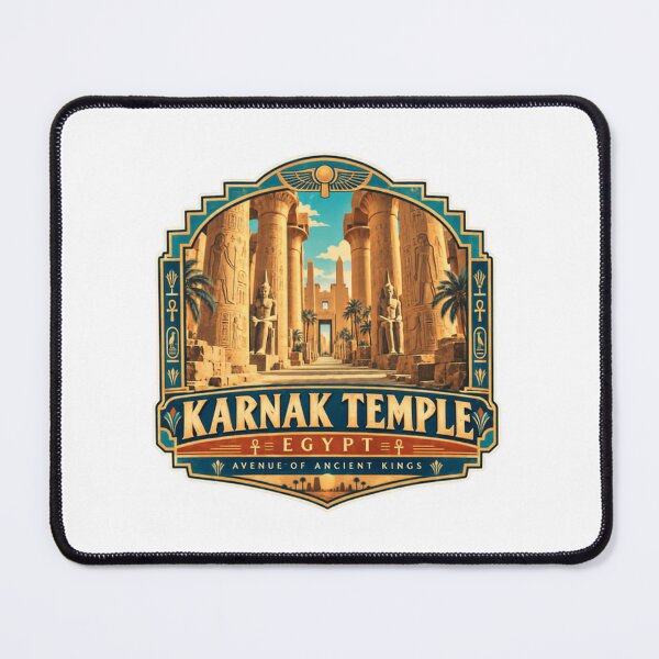 Item preview, Karnak Temple Egypt Avenue Of Ancient Kings | Ancient History Travel Landmark Souvenir designed and sold by Simsimah26Parks.